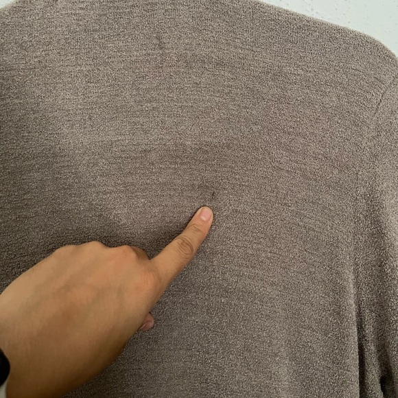 Barefoot Dreams Cozy Long Tan Cardigan XL - Picture 5 of 9